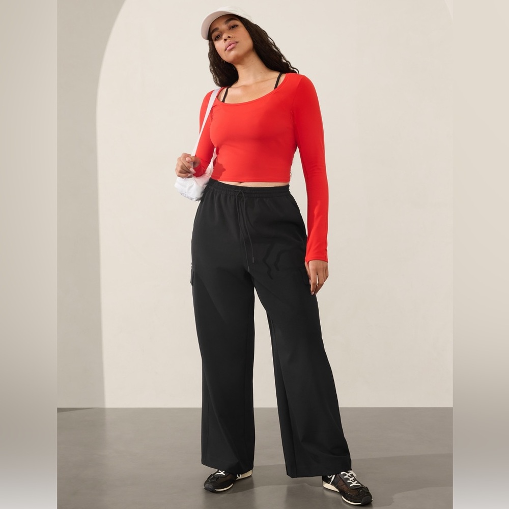 Promenade High Rise Cargo Pant▪️XL▪️Black